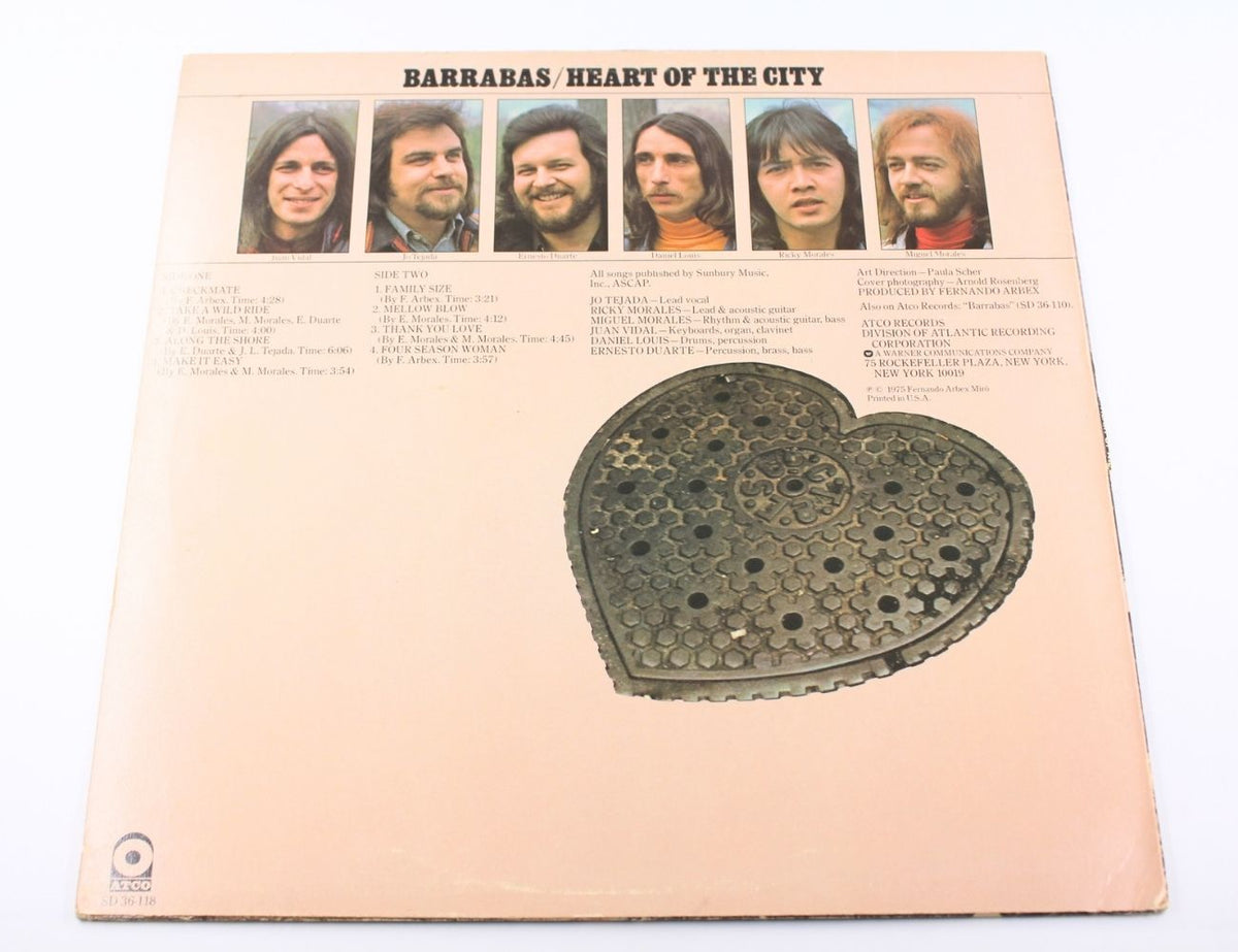 Barrabas - Heart Of The City - Vinyl LP