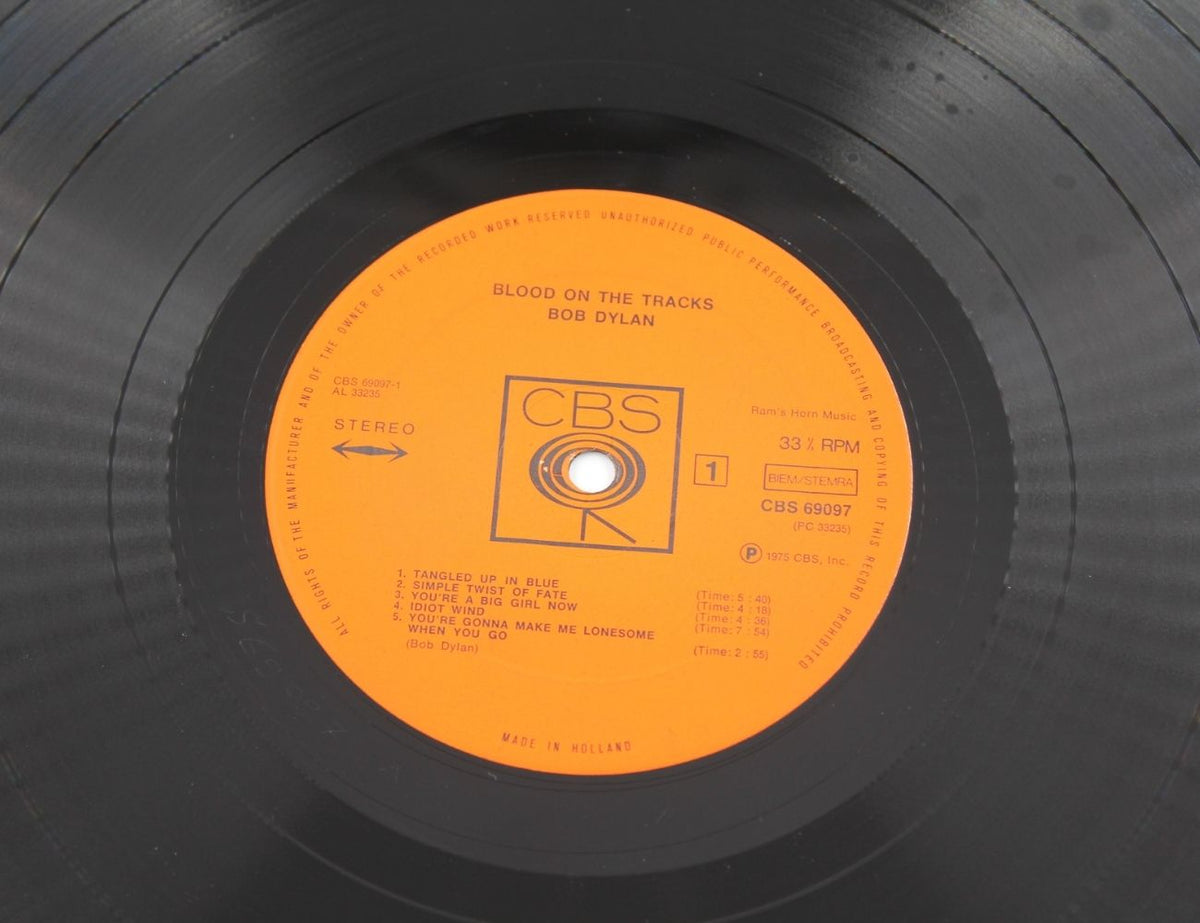 Bob Dylan - Blood On The Tracks - Vinyl LP