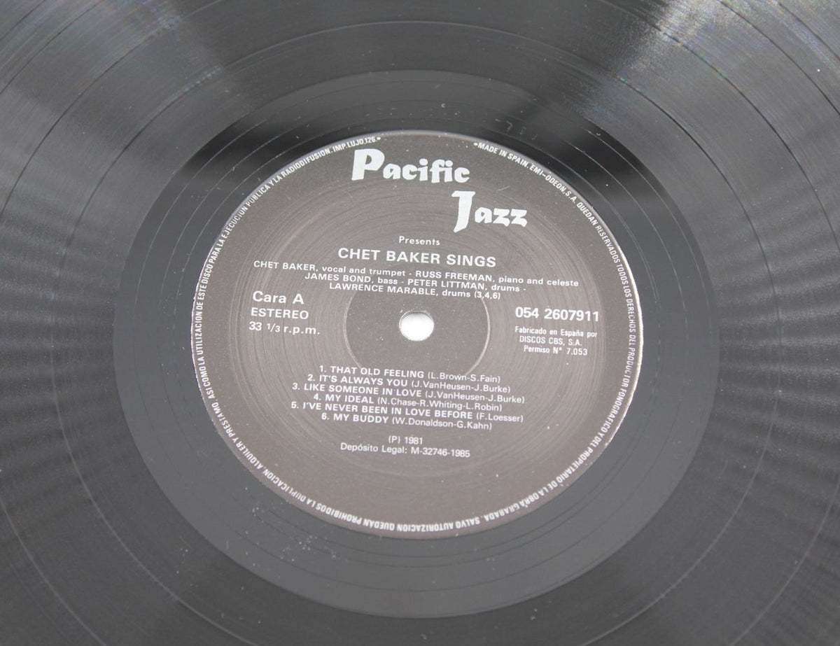 Chet Baker - Chet Baker Sings - Vinyl LP