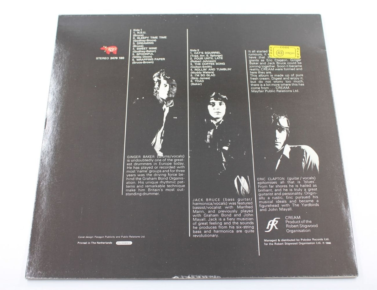Cream - Fresh Cream - Vinyl LP