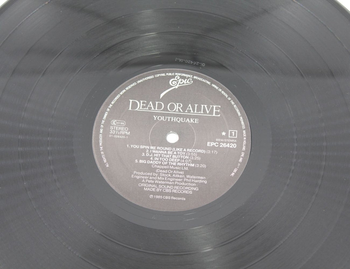 Dead Or Alive - Youthquake - Vinyl LP