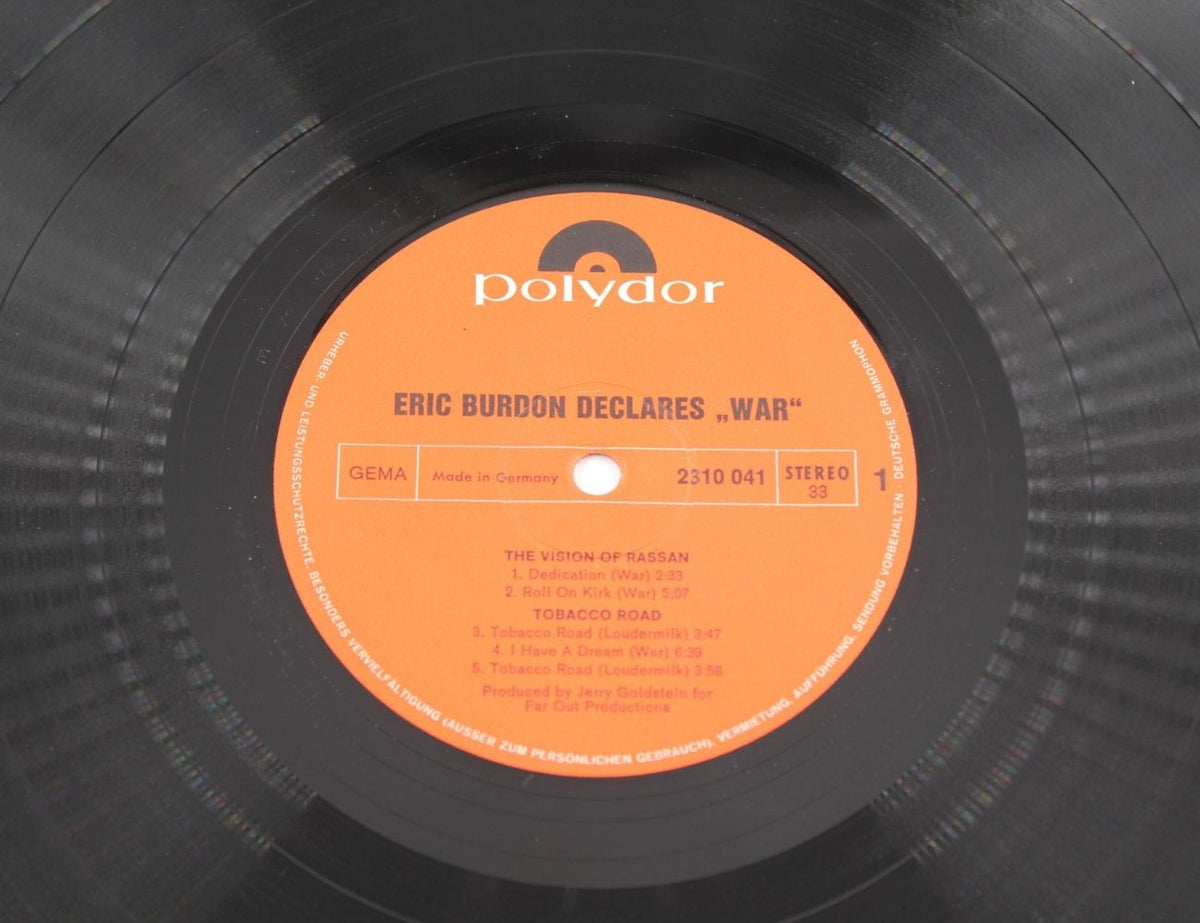 Eric Burdon & War - Eric Burdon Declares "War" - Vinyl LP