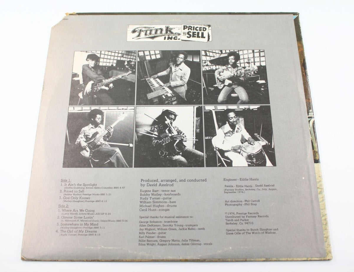 Funk Inc. - Priced To Sell - Vinyl LP