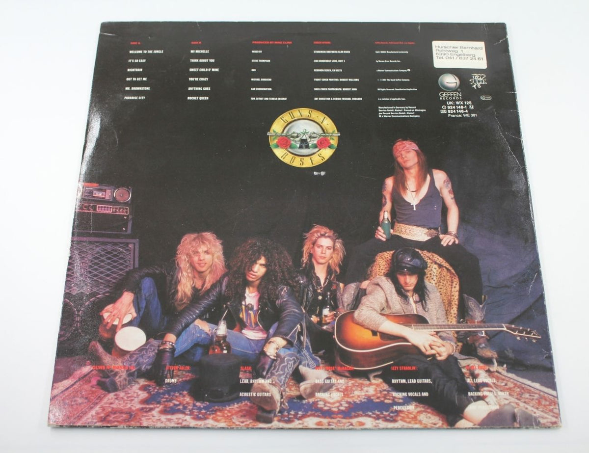 Guns N' Roses - Appetite For Destruction - Vinyl LP