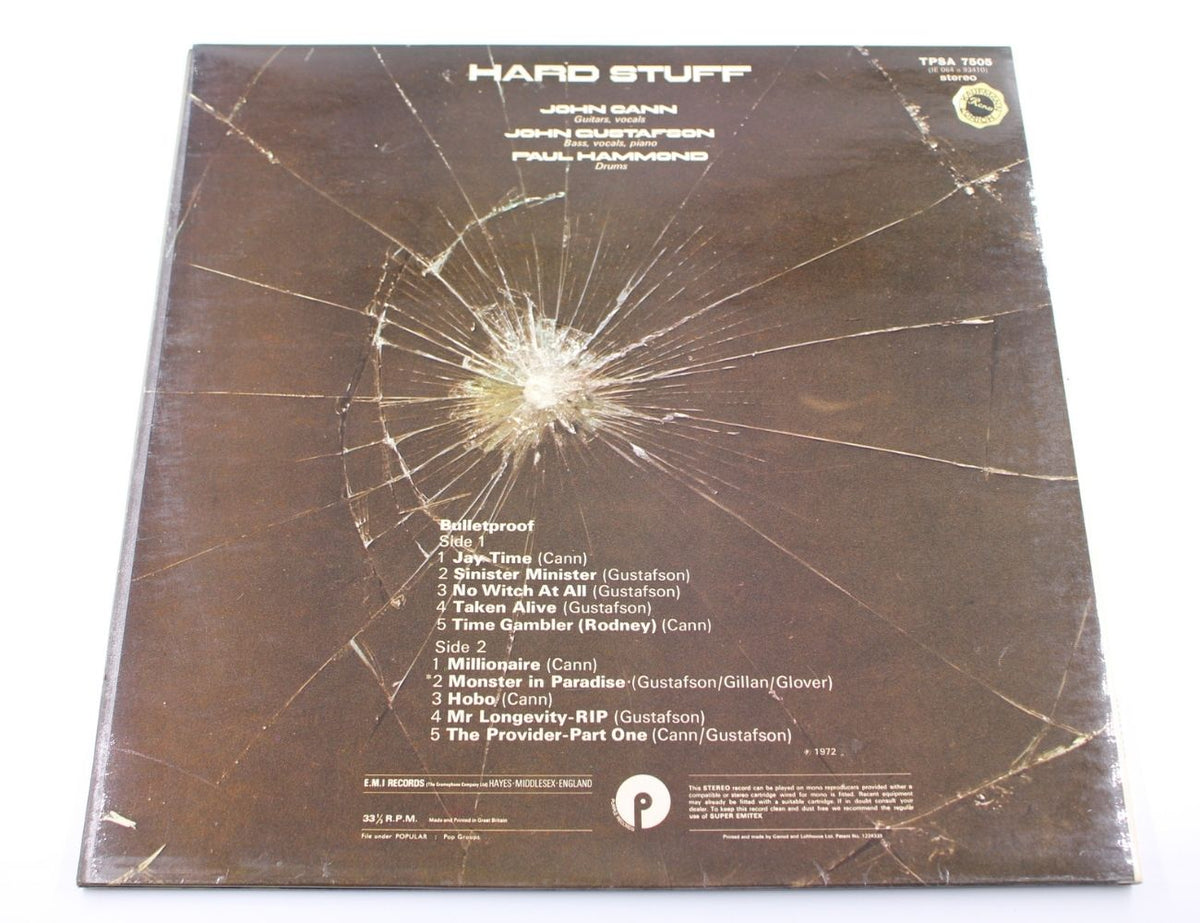 Hard Stuff - Bulletproof - Vinyl LP