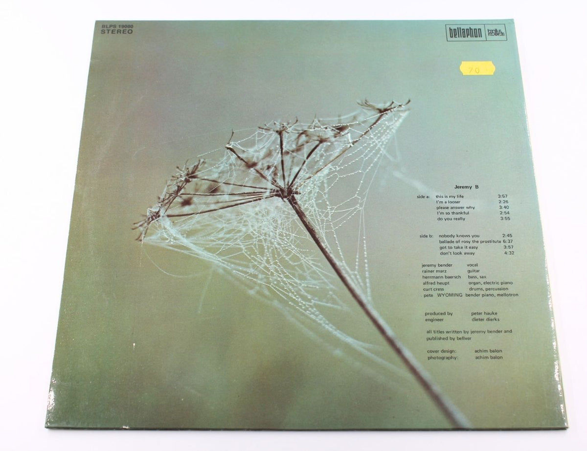 Jeremy B. - This Is My Life - Vinyl LP