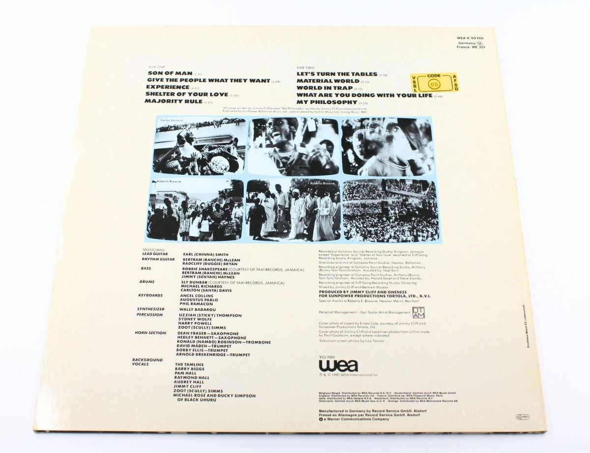 Jimmy Cliff - Give The People What They Want - Vinyl LP