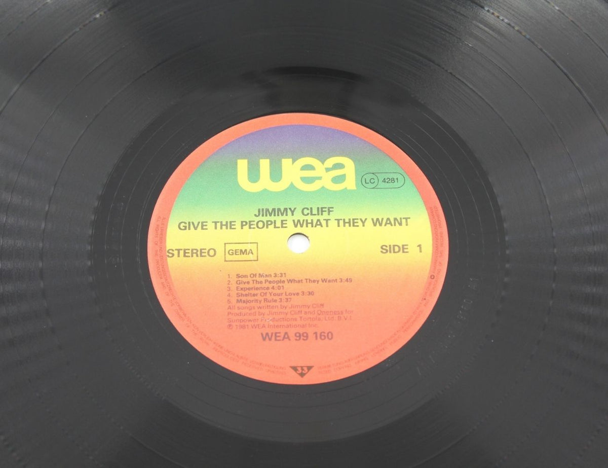 Jimmy Cliff - Give The People What They Want - Vinyl LP