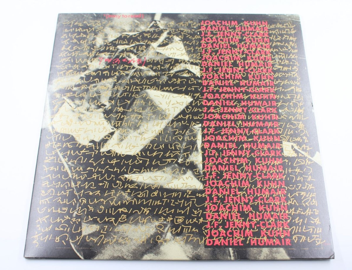 Joachim Kuhn, Daniel Humair, J.F. Jenny-Clark - Easy To Read - Vinyl LP