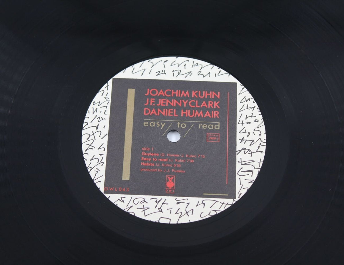 Joachim Kuhn, Daniel Humair, J.F. Jenny-Clark - Easy To Read - Vinyl LP
