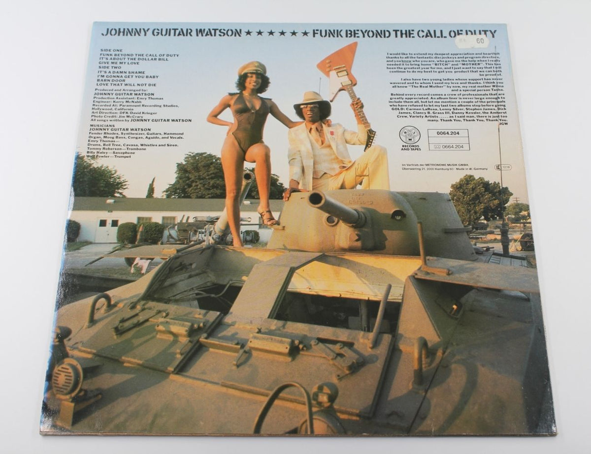 Johnny Guitar Watson - Funk Beyond The Call Of Duty - Vinyl LP