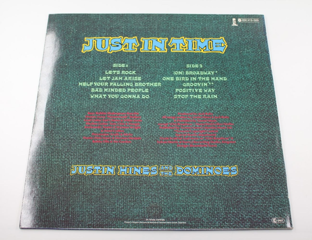 Justin Hines And The Dominos - Just In Time - Vinyl LP