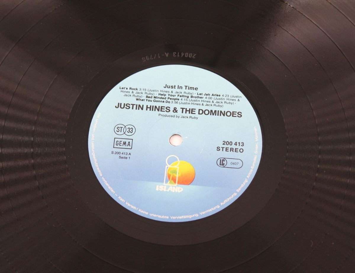 Justin Hines And The Dominos - Just In Time - Vinyl LP