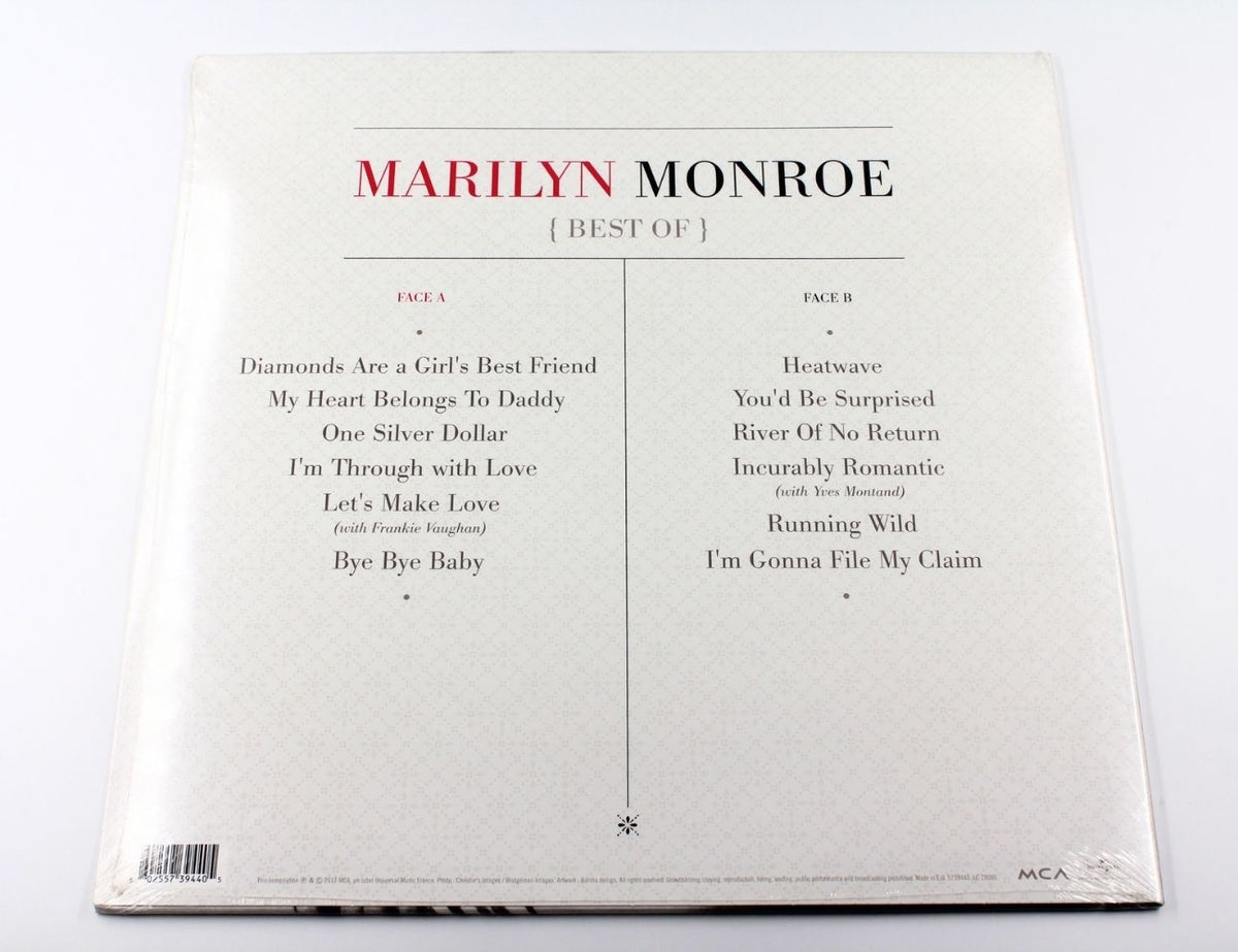 Marilyn Monroe - Best Of - Vinyl LP