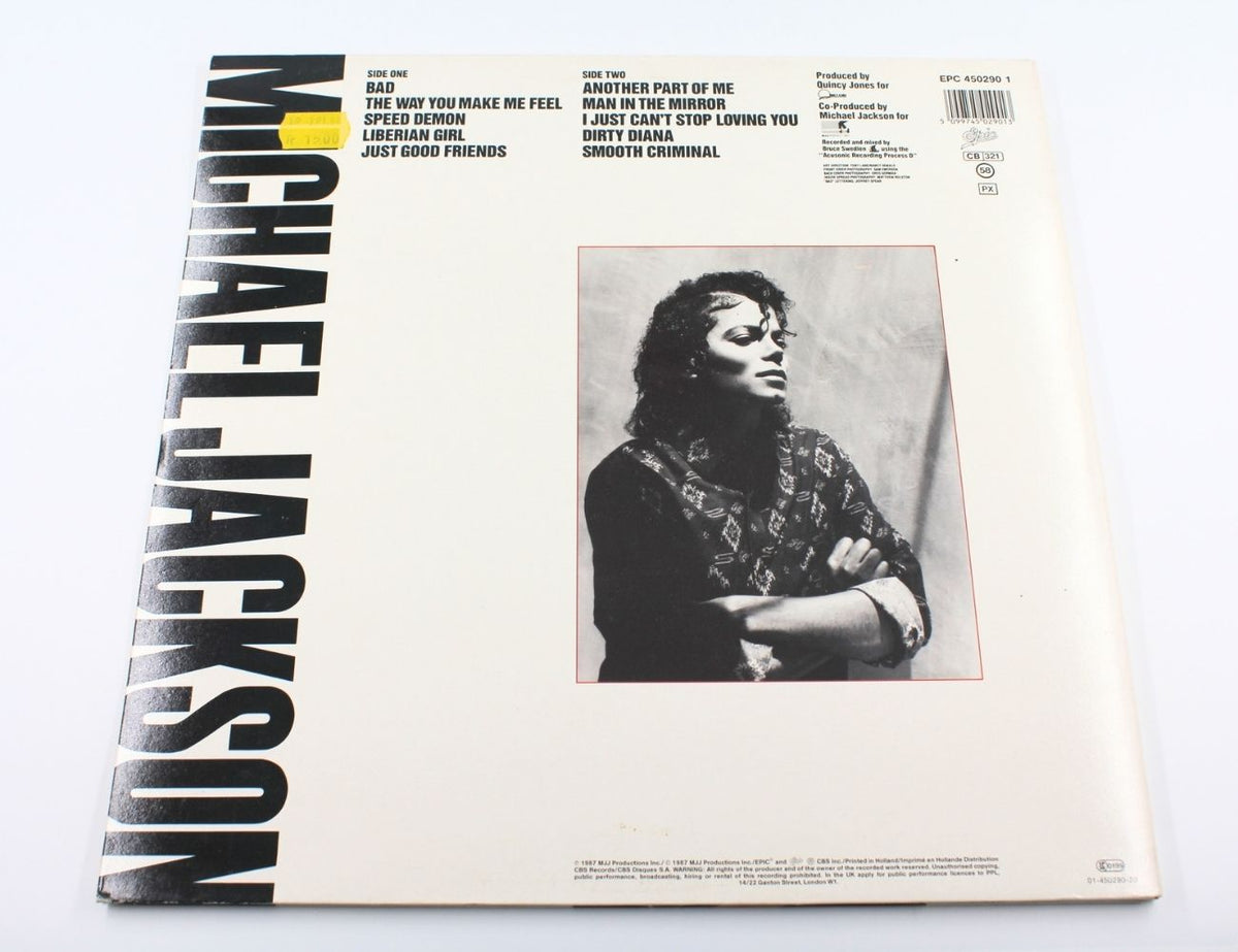 Michael Jackson - Bad - Vinyl LP