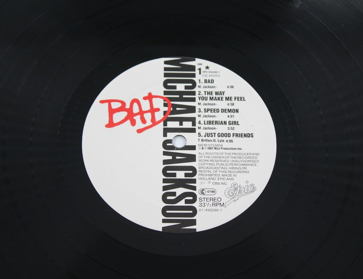 Michael Jackson - Bad - Vinyl LP