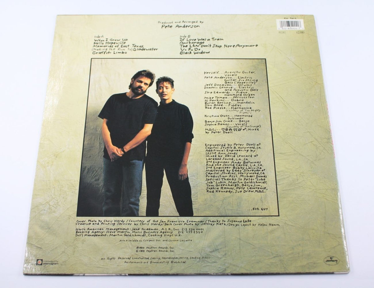 Michelle Shocked - Short Sharp Shocked - Vinyl LP