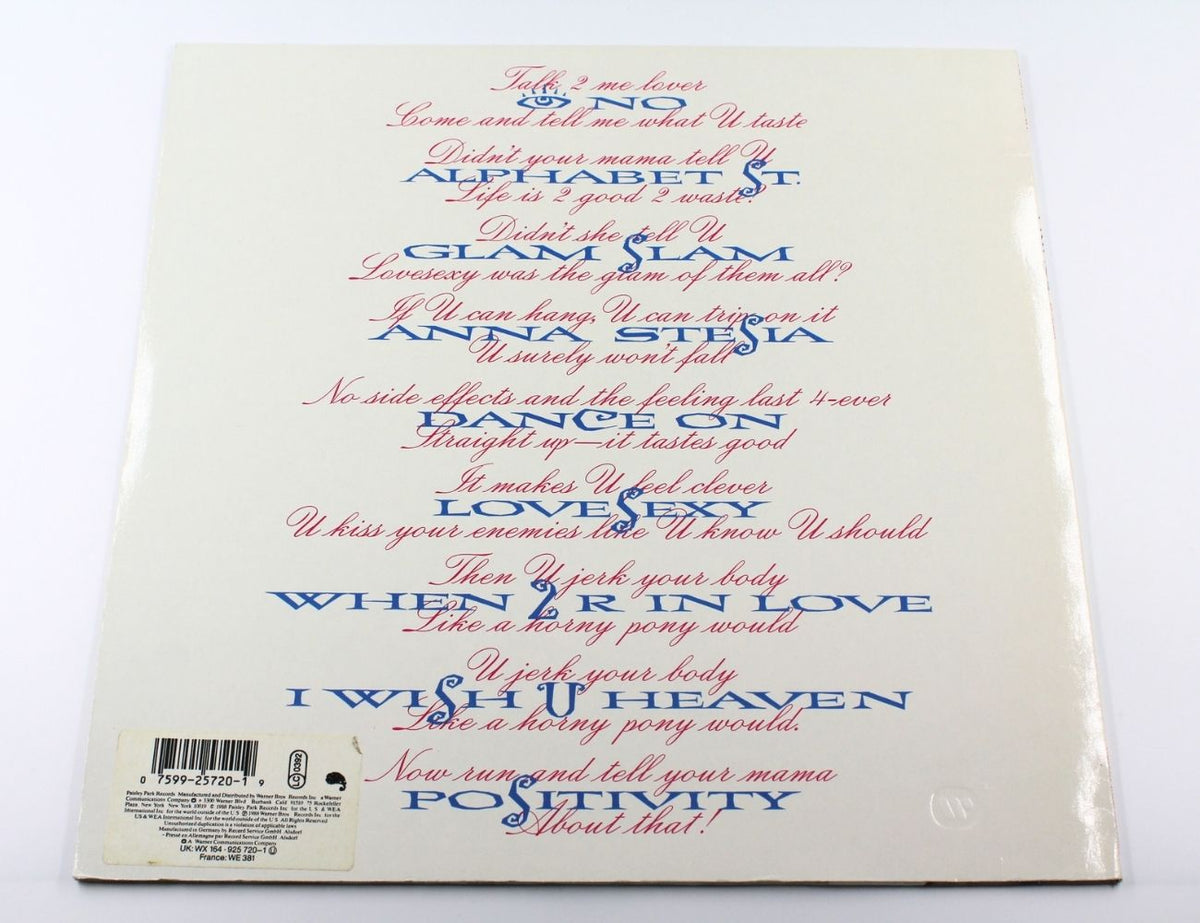 Prince - Lovesexy - Vinyl LP