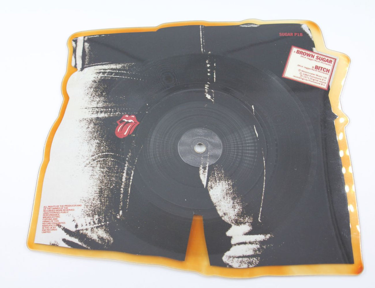 Rolling Stones - Brown Sugar - Vinyl Shape Picture Disc