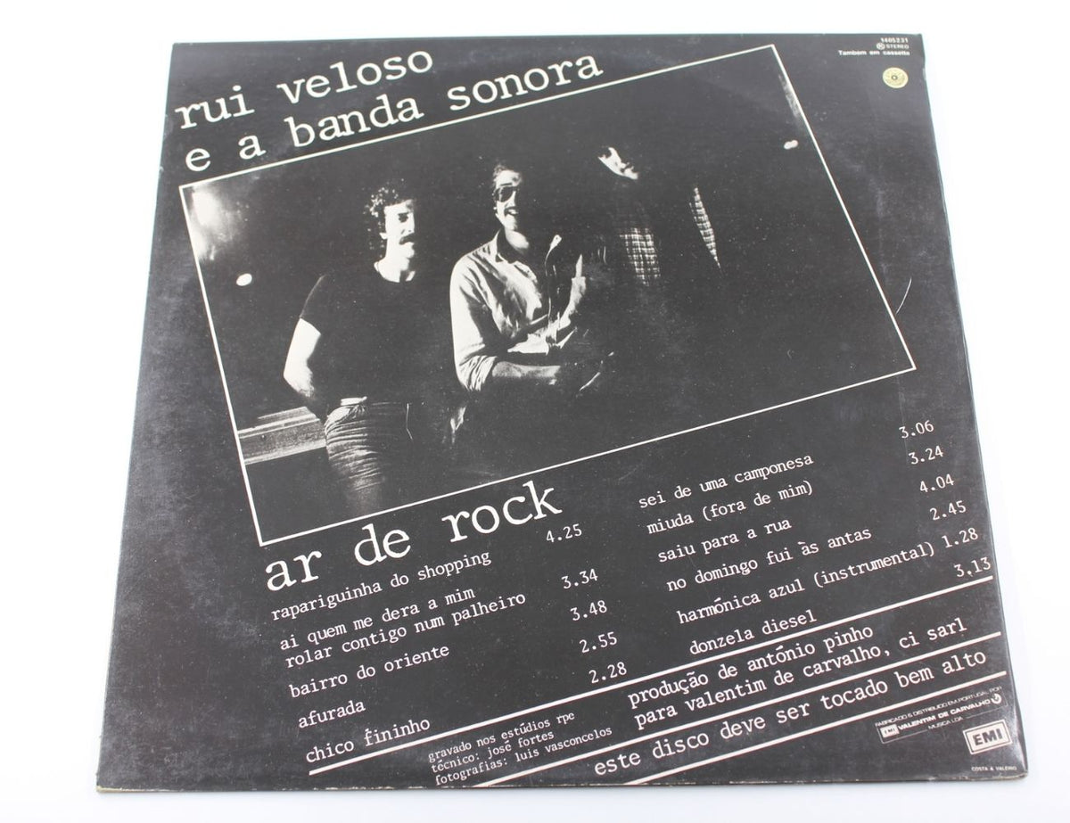 Rui Veloso, Banda Sonora - Ar De Rock - Vinyl LP