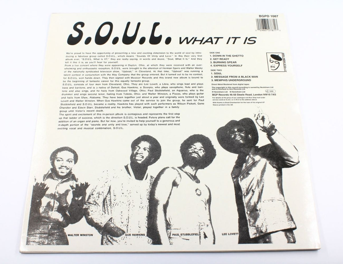 S.O.U.L. - What Is It - Vinyl LP