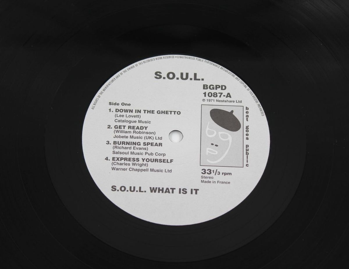 S.O.U.L. - What Is It - Vinyl LP