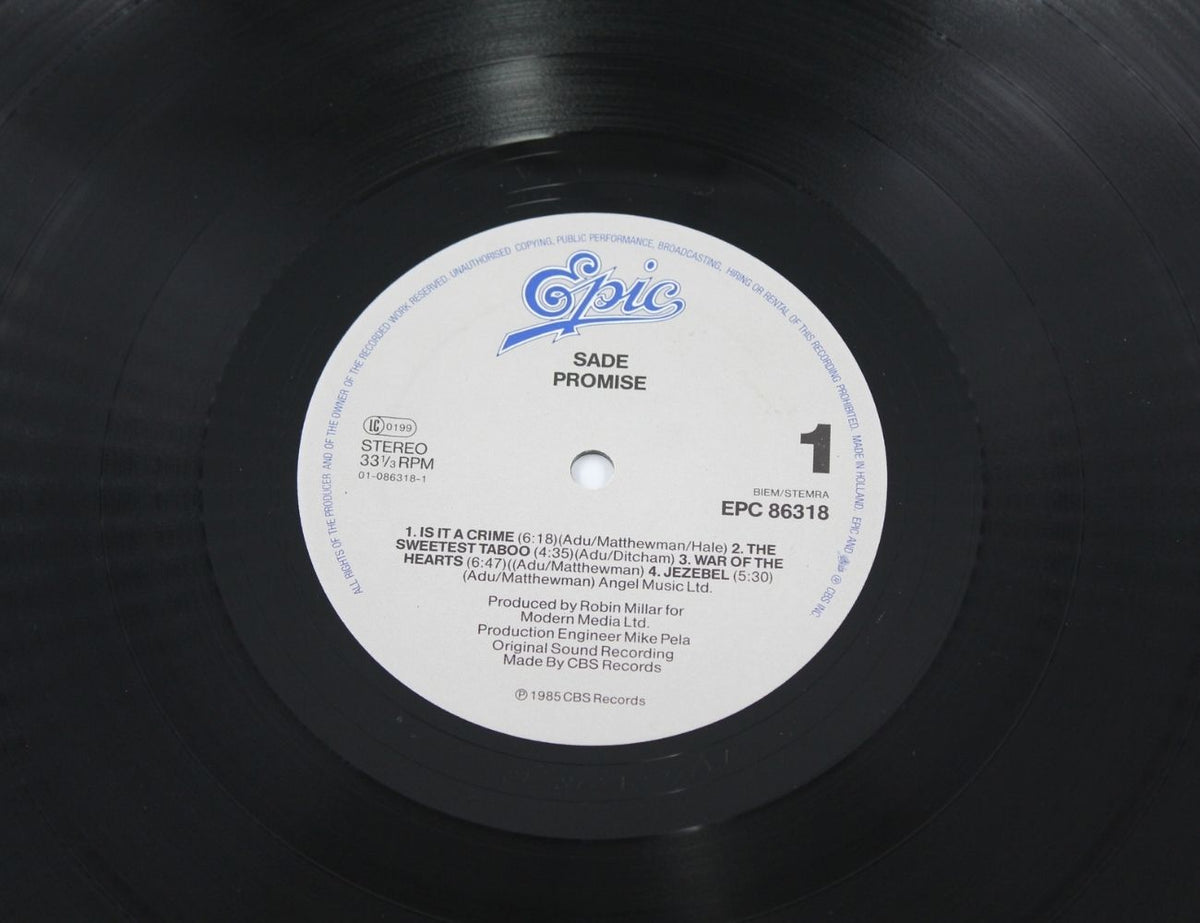 Sade - Promise - Vinyl LP