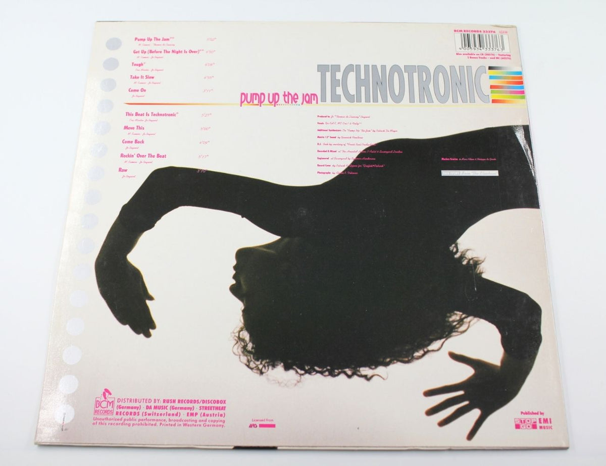Technotronic - Pump Up The Jam - Vinyl LP