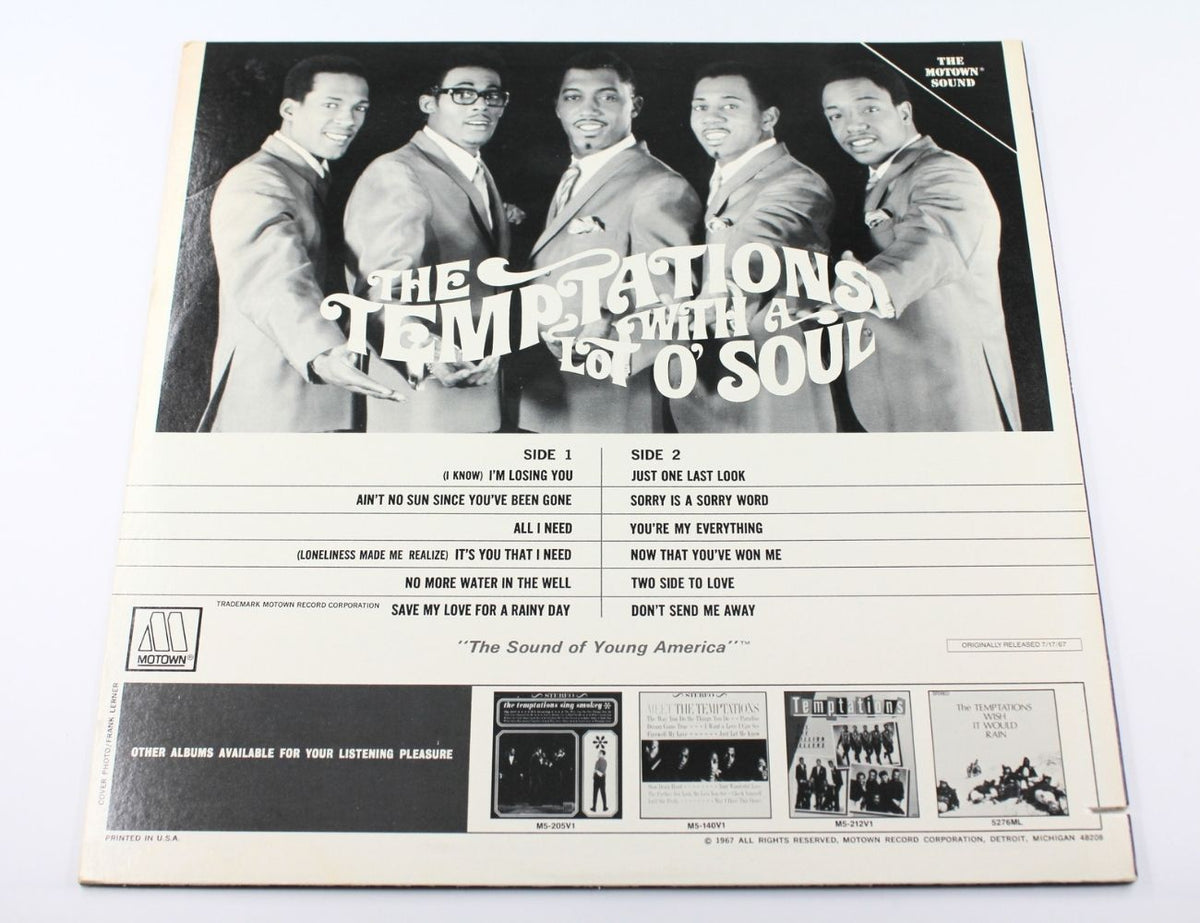 Temptations - With A Lot O' Soul - Vinyl LP