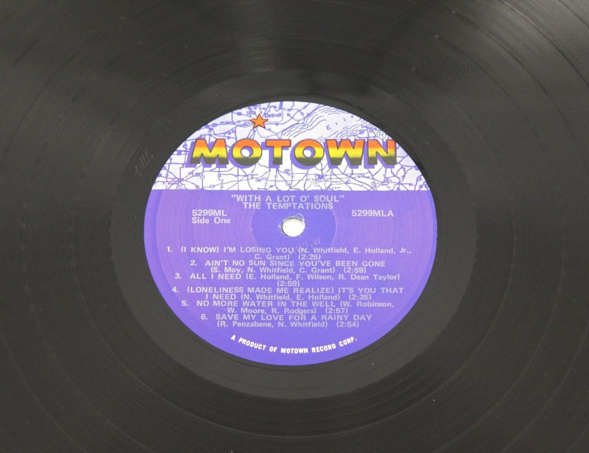 Temptations - With A Lot O' Soul - Vinyl LP