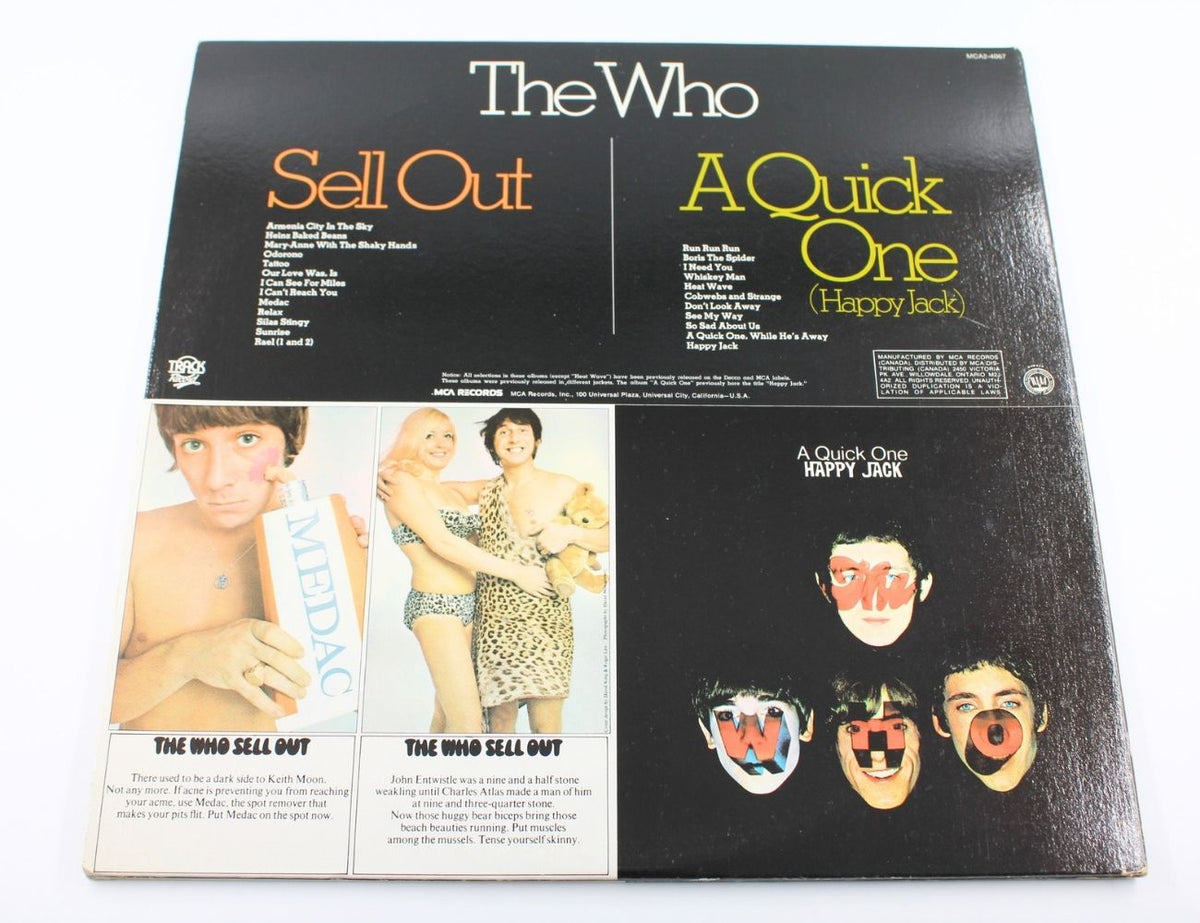 Who - A Quick One (Happy Jack) / The Who Sell Out - Vinyl LP