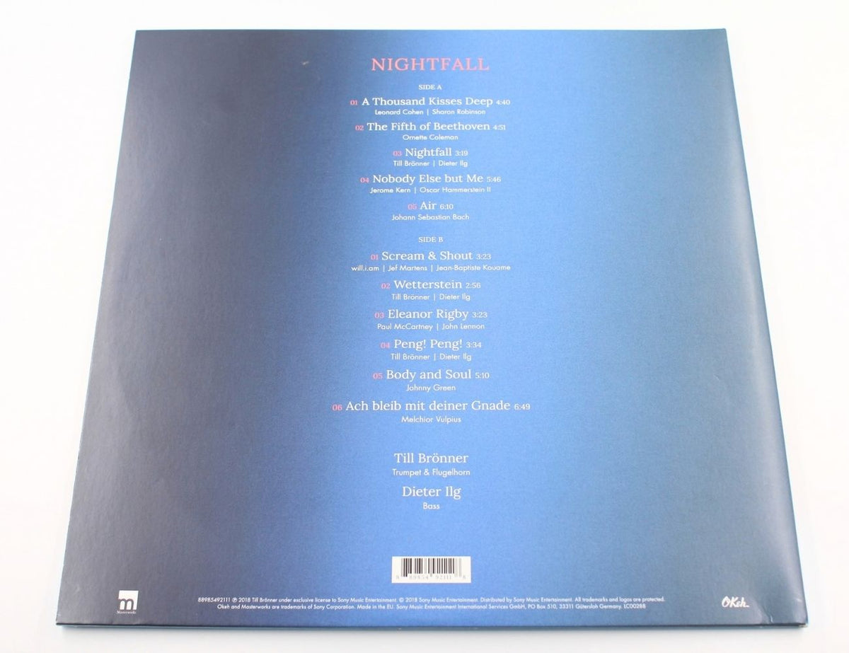 Till Brönner, Dieter Ilg - Nightfall - Vinyl LP