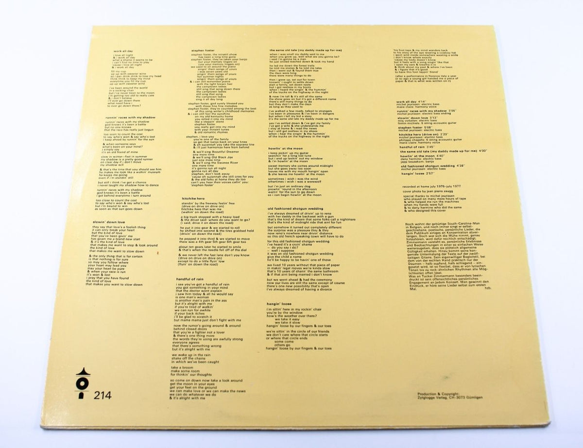 Tucker Zimmerman - Foot Tap - Vinyl LP
