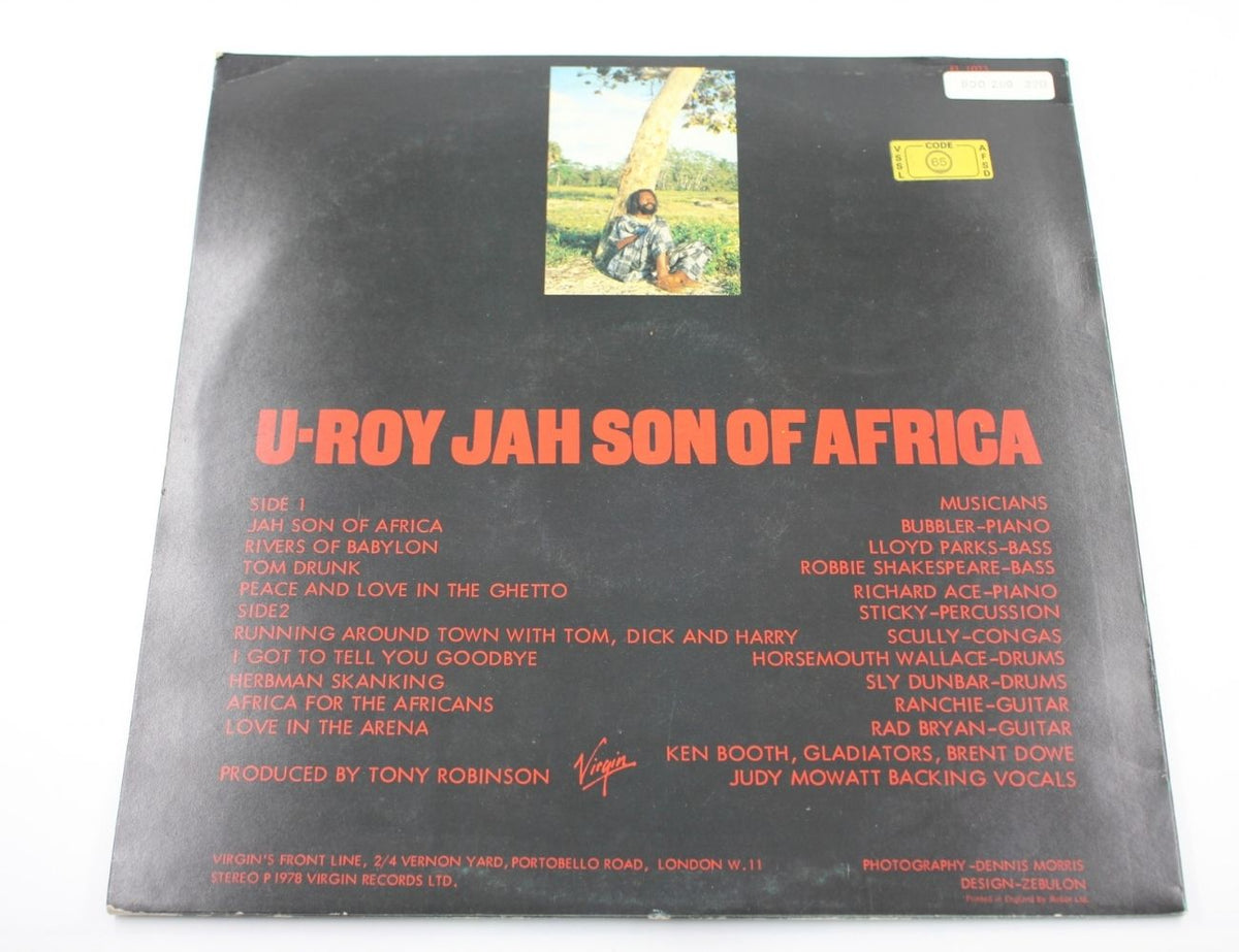 U-Roy - Jah Son Of Africa - Vinyl LP