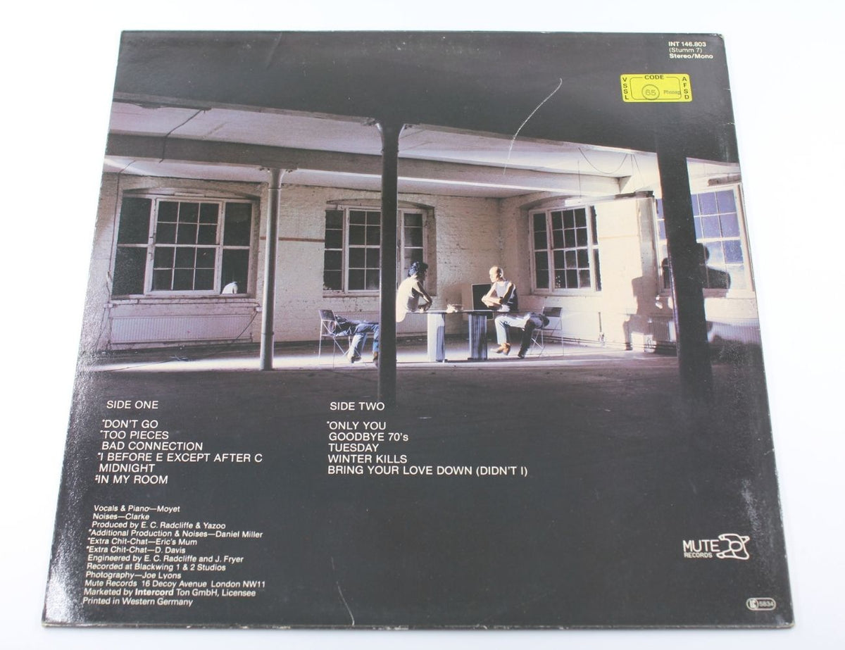 Yazoo - Upstairs At Eric's - Vinyl LP
