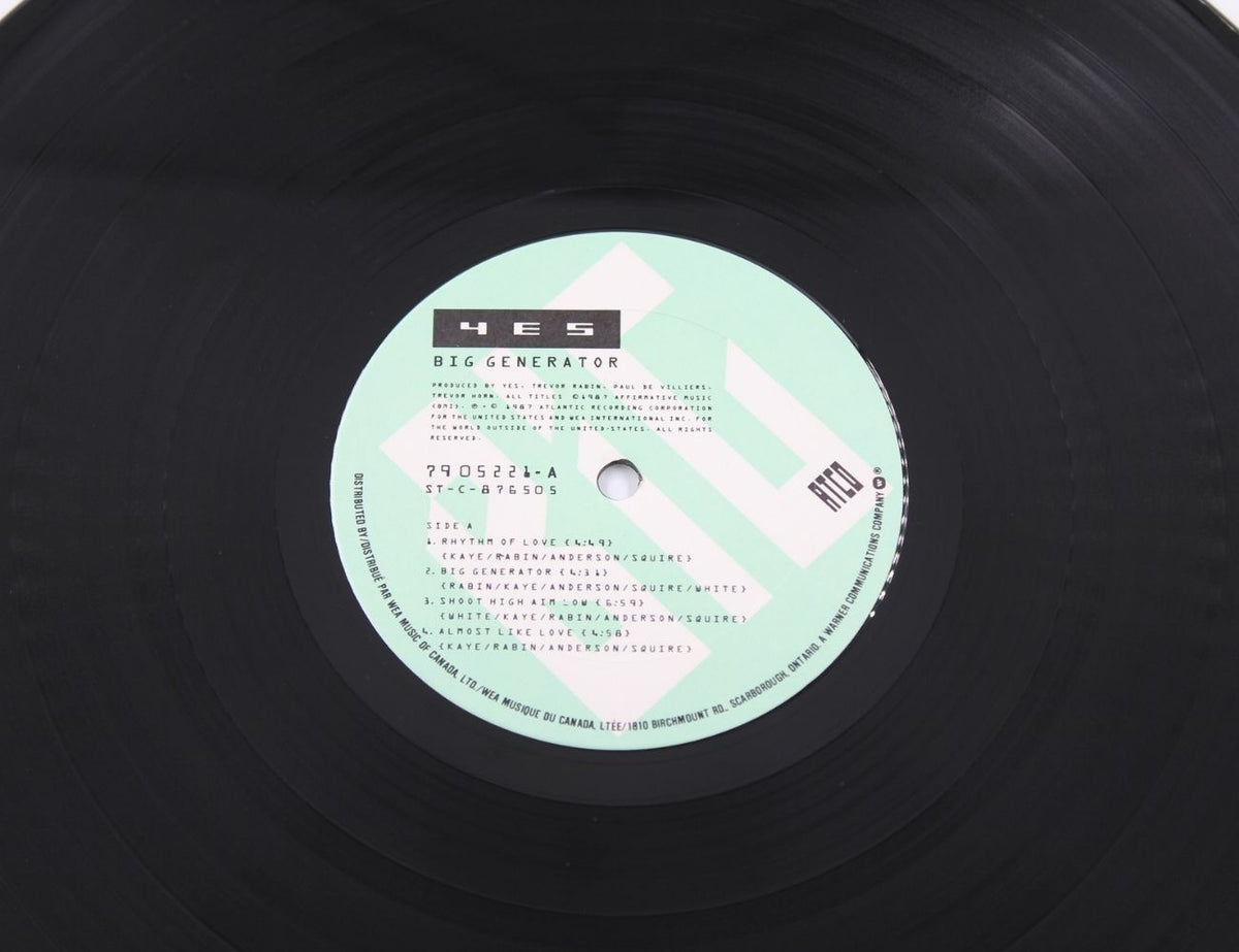 Yes - Big Generator - Vinyl LP