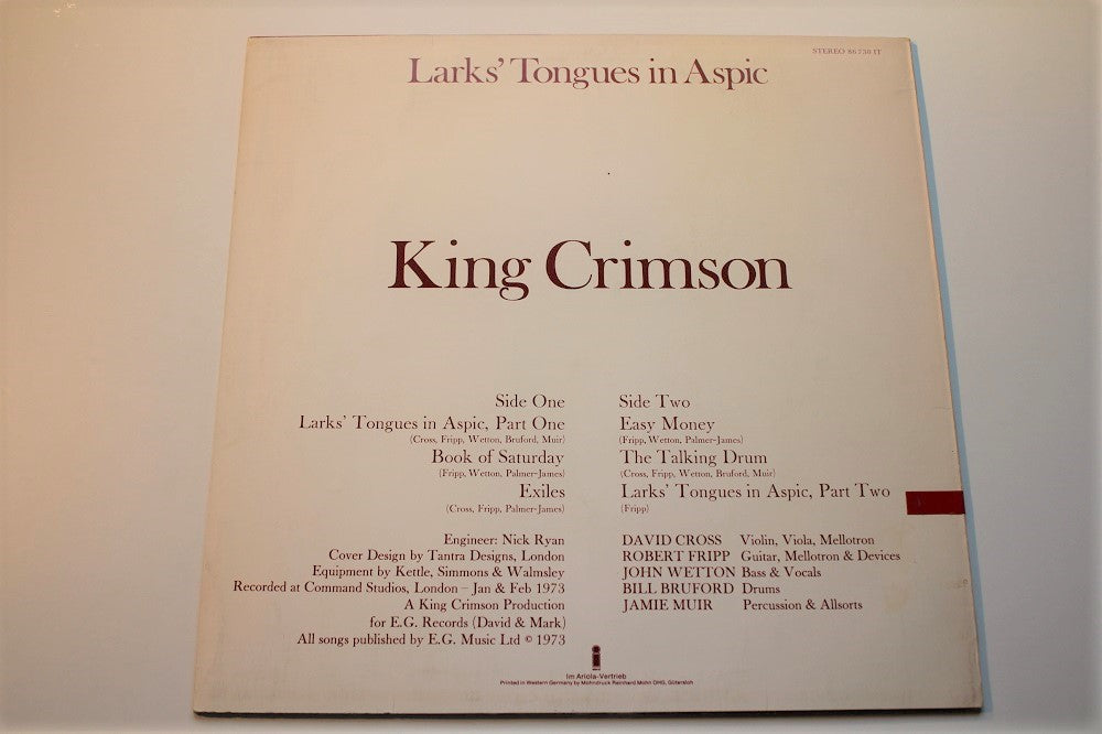 King Crimson - Larks&#39; Tongues In Aspic