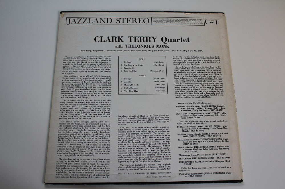 Clark Terry Quartet And Thelonious Monk - Same