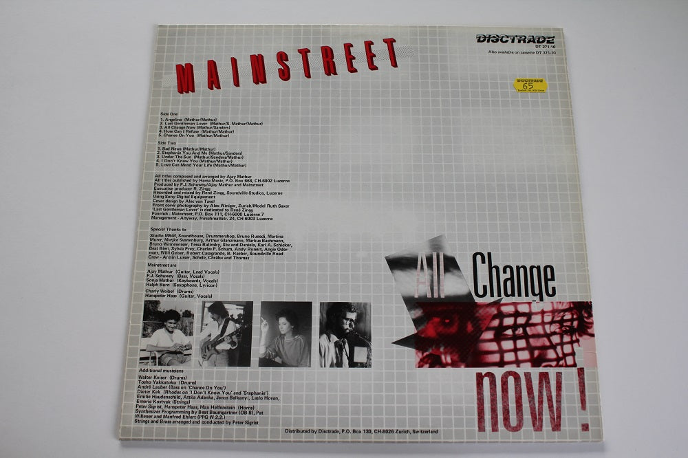 Mainstreet - All Change Now