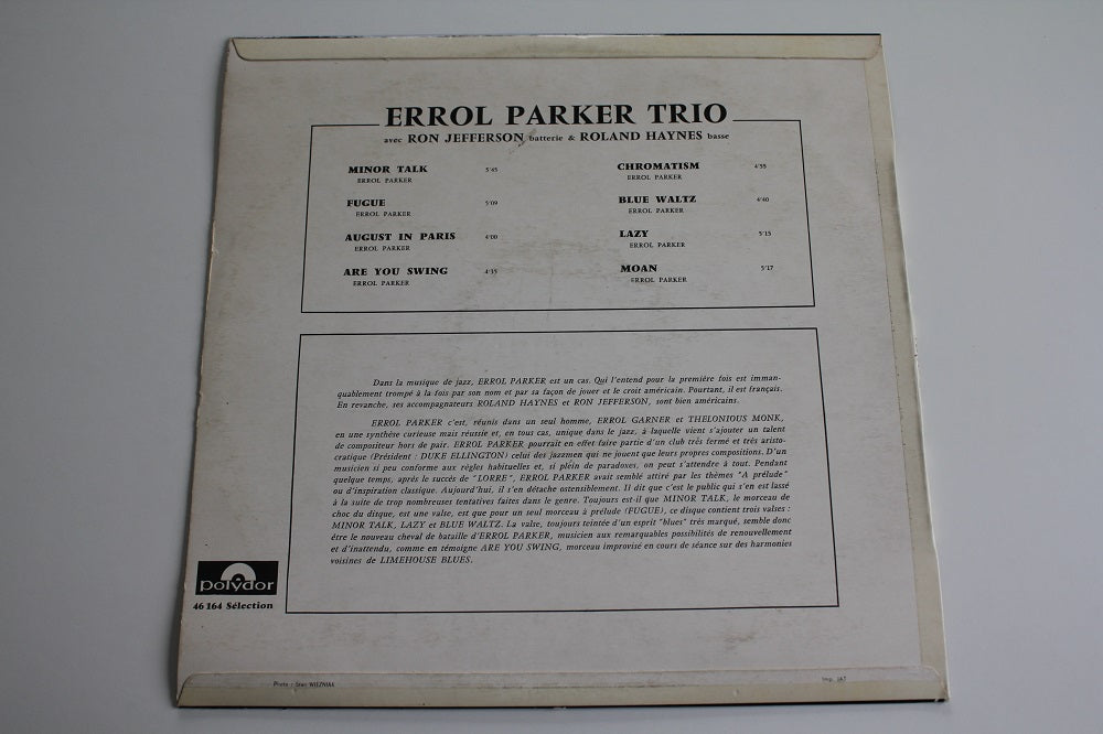 Errol Parker Trio - Minor Talk