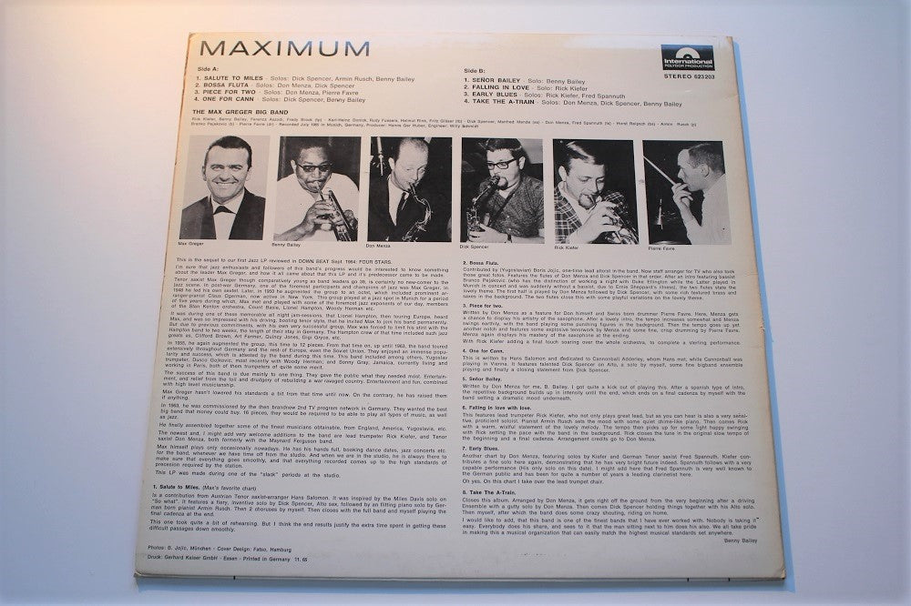 Max Greger Big Band - Maximum