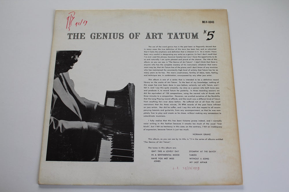 Art Tatum - The Genius Of Art Tatum #5