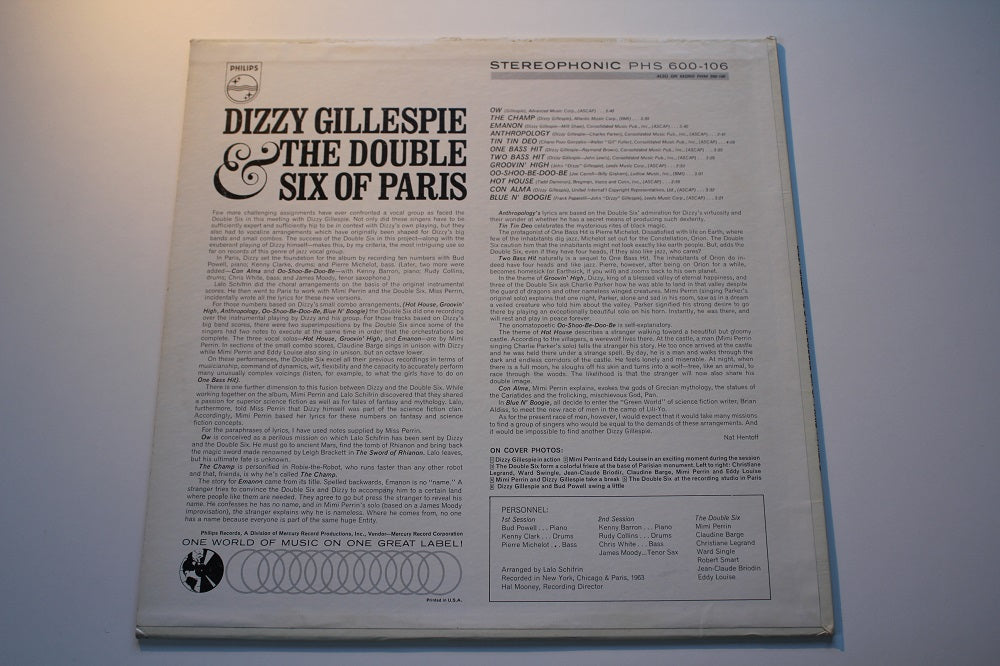 Dizzy Gillespie &amp; The Double Six Of Paris - Same