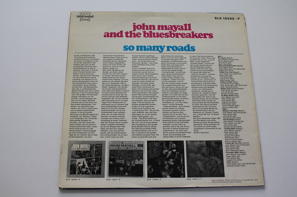 John Mayall &amp; The Bluesbreakers - So Many Roads