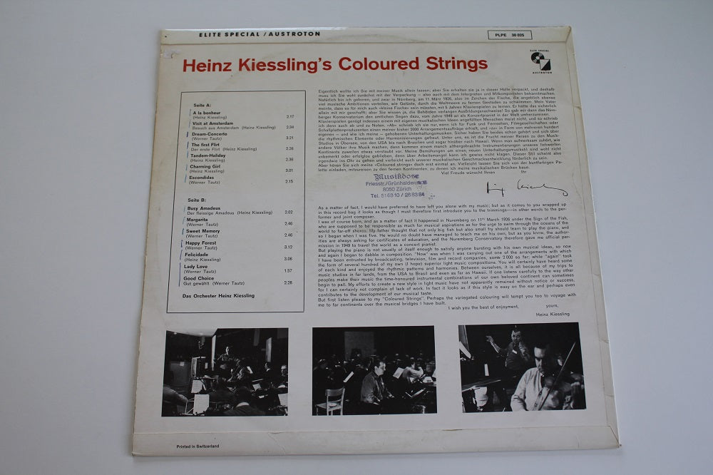 Heinz Kiessling - Heinz Kiessling&#39;s Coloured Strings