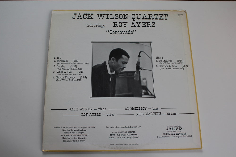 The Jack Wilson Quartet Featuring Roy Ayers - Corcovado