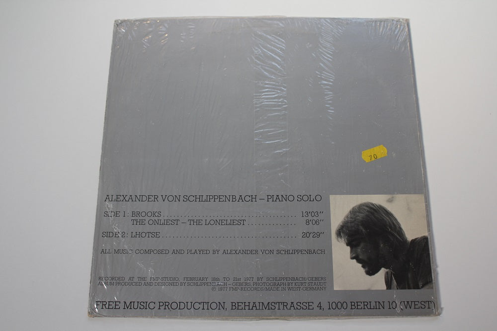 Alexander von Schlippenbach - Piano Solo