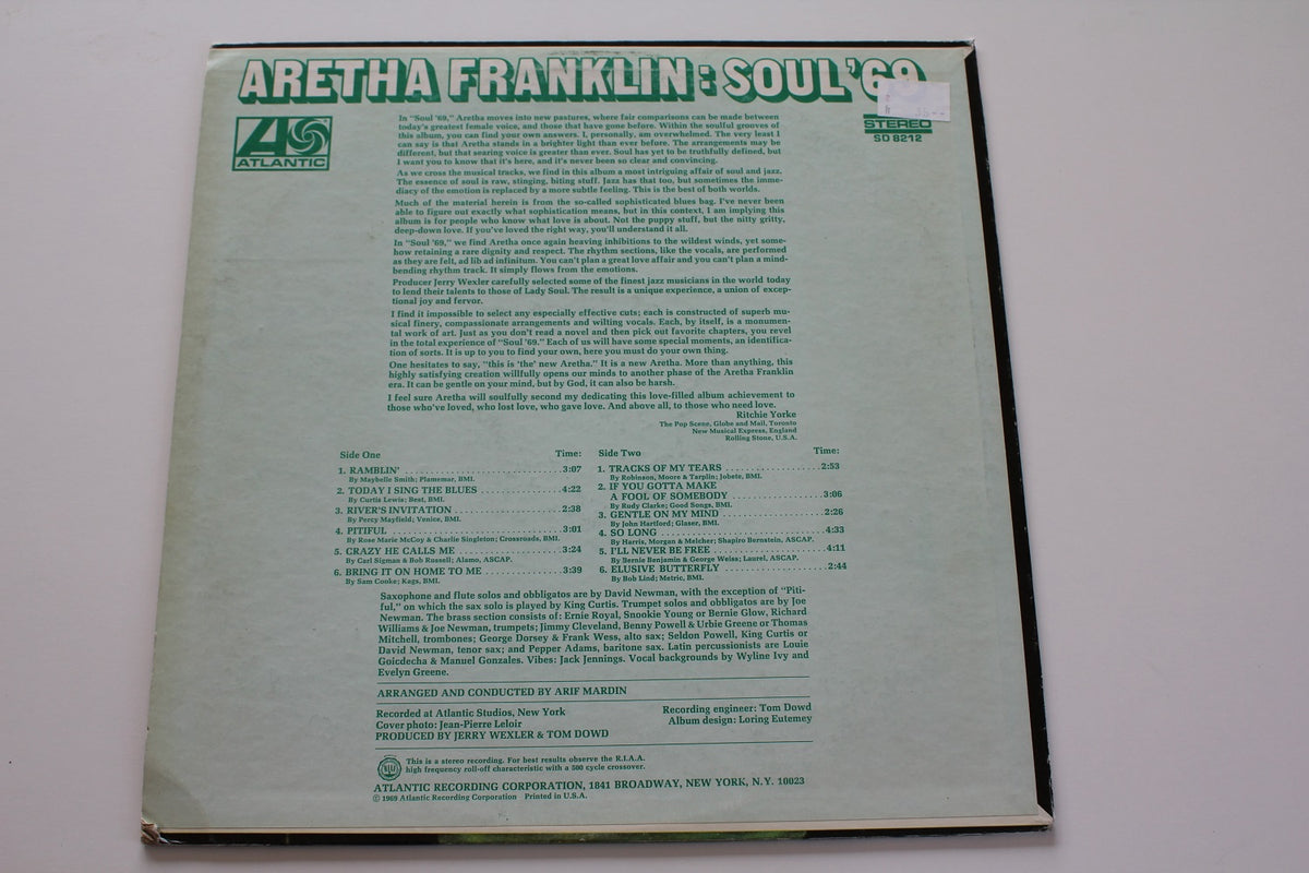 Aretha Franklin - Soul &#39;69