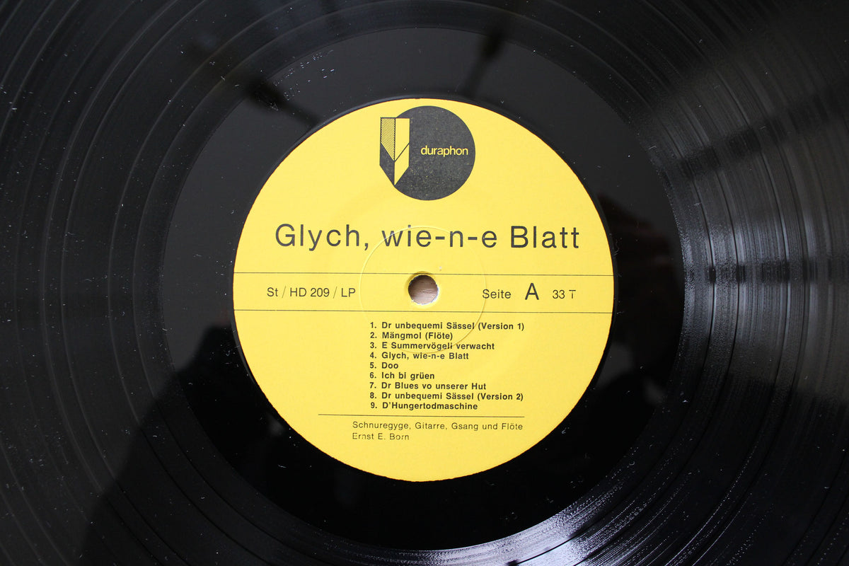 Ernst Born - Glych, Wie-N-E Blatt