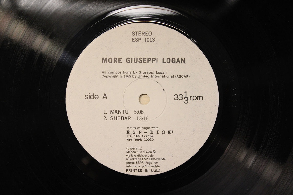 Giuseppi Logan - More Giuseppi Logan